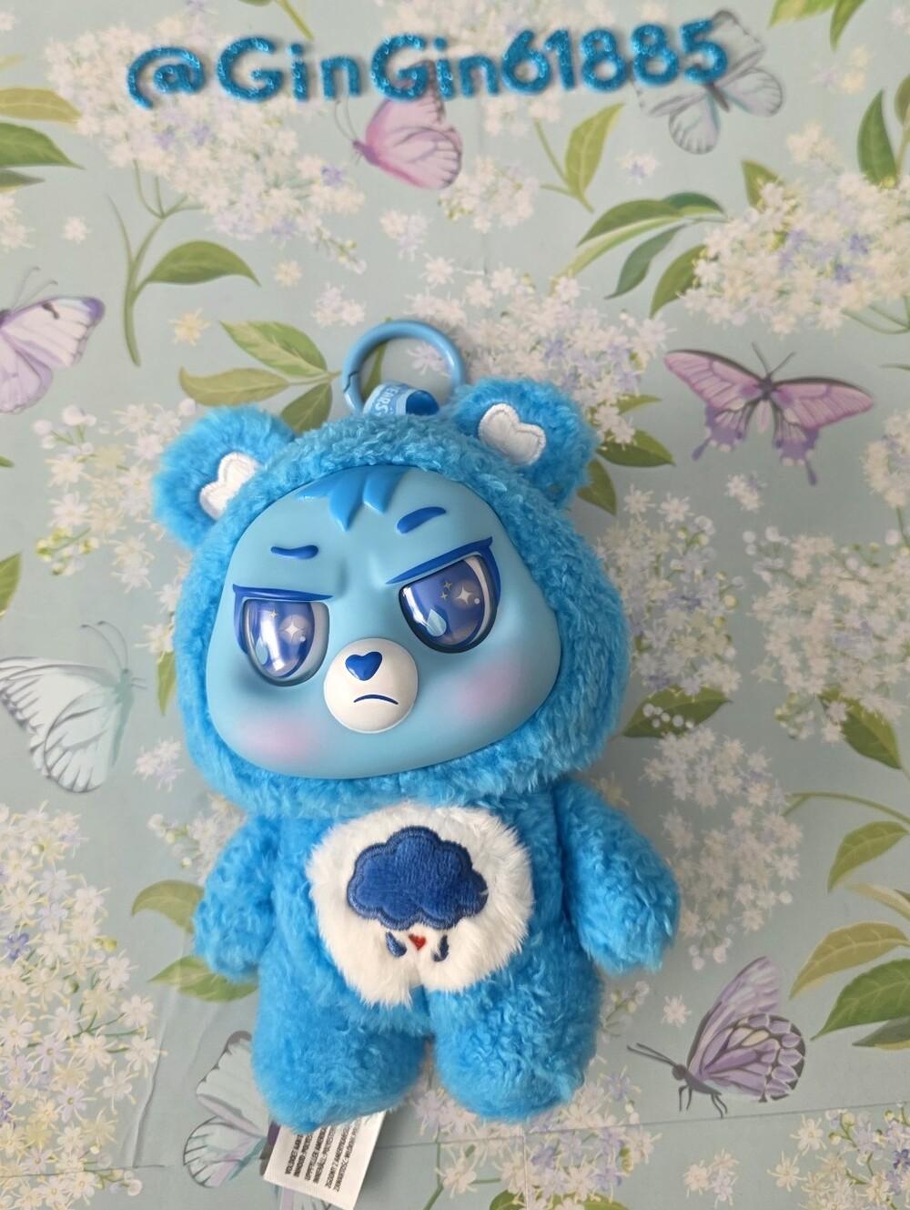 Care Bears Caring Cuties 6" Vinyl Plush Pendant (Grumpy Bear)